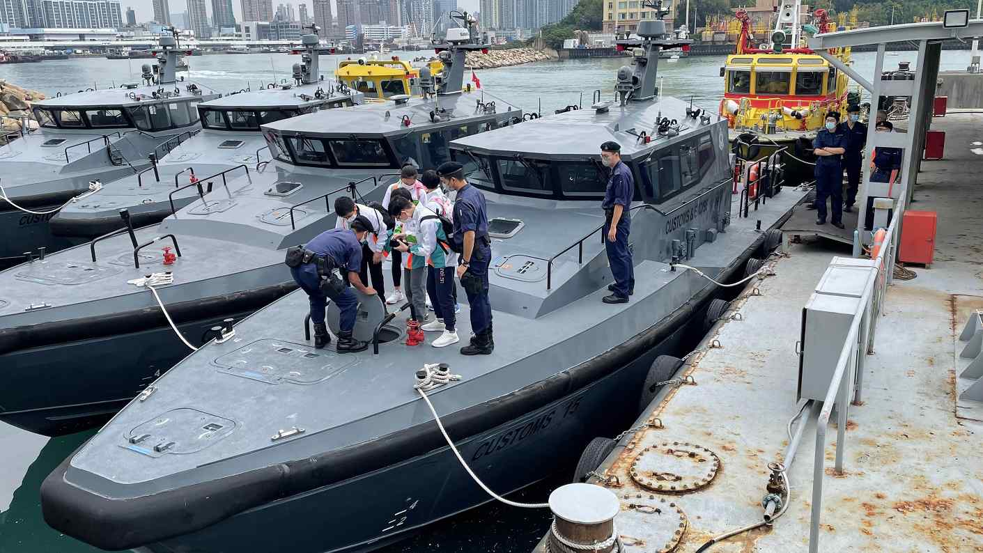 參觀香港海關船隊基地-活動花絮17
