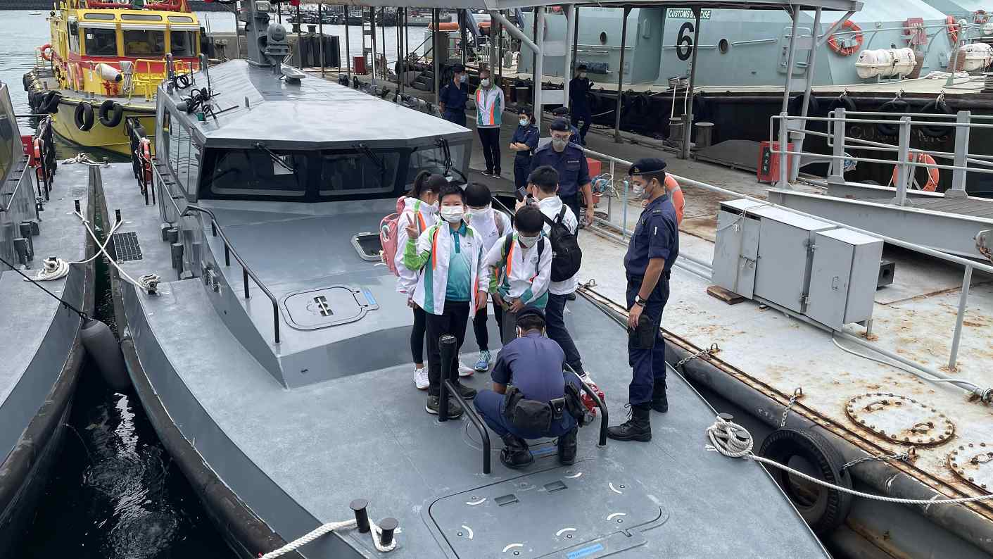 參觀香港海關船隊基地-活動花絮16