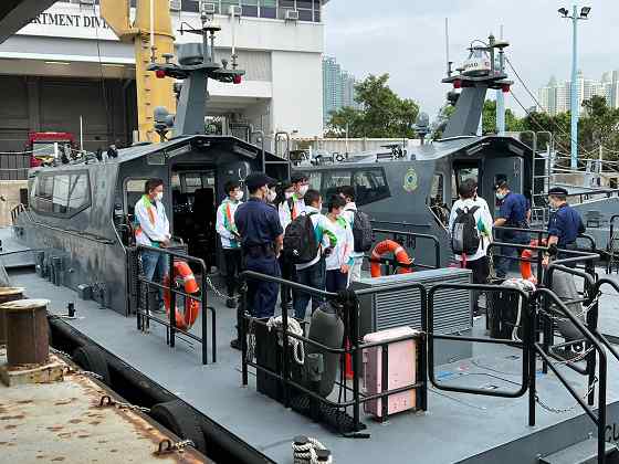 參觀香港海關船隊基地-活動花絮10
