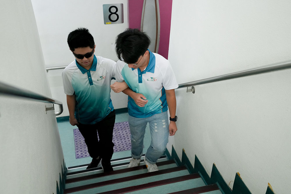 香港盲人輔導協會—視障體驗工作坊-活動花絮12